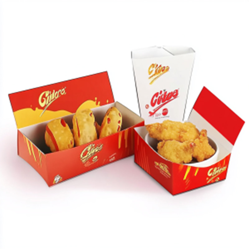 Chicken Burger Boxes 1mm Thickness